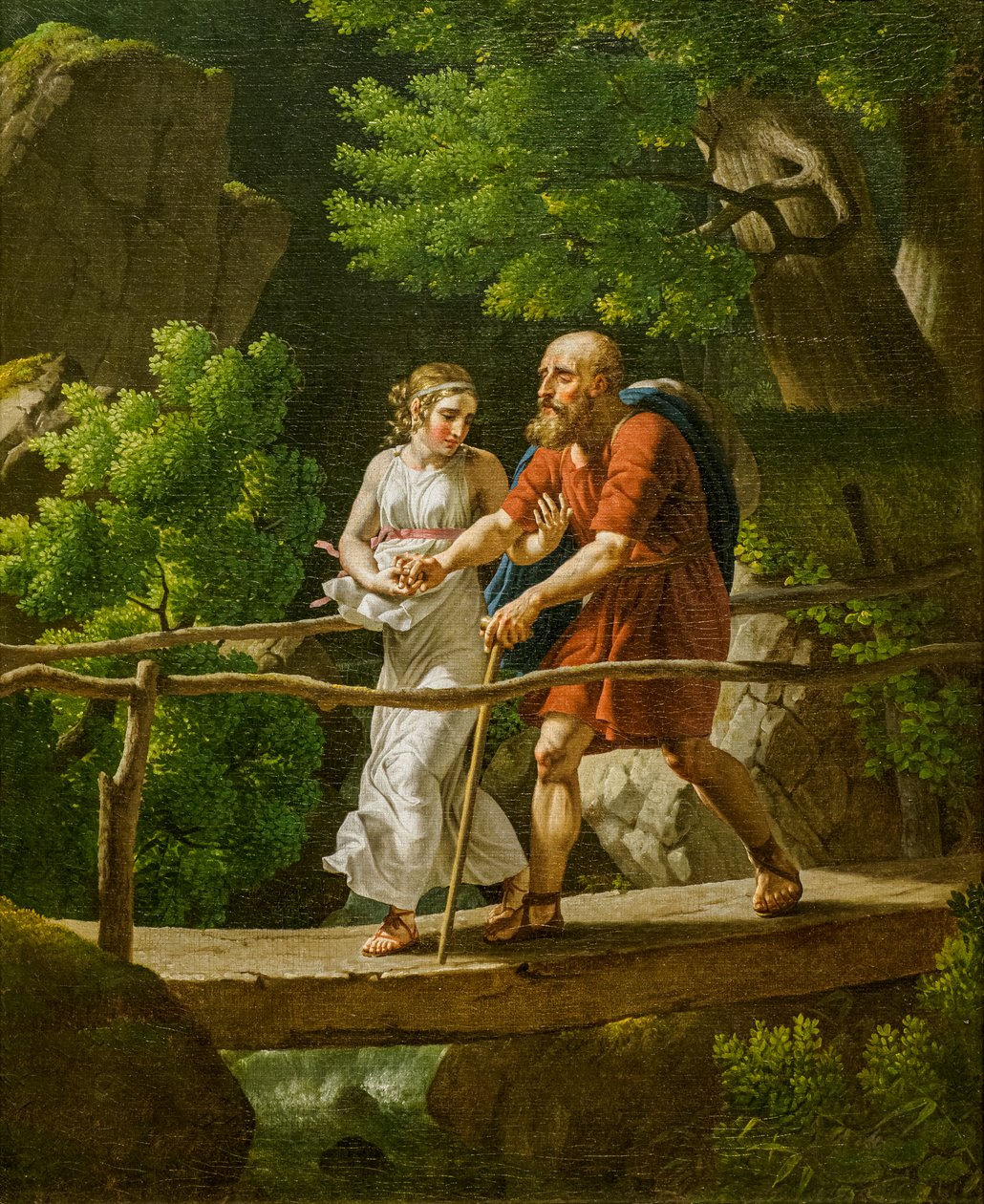 Ødipus og Antigone av Christoffer-Wilhelm Eckersberg