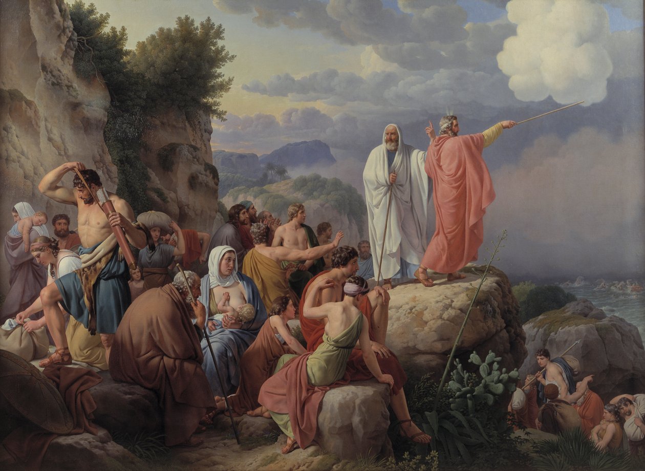The Israelites Resting after the Crossing of the Red Sea, 1816.    1200563   no       norwegian Successfully Translated  Original: Rembrandts Son Titus 1641-1668. Translat: Rembrandt