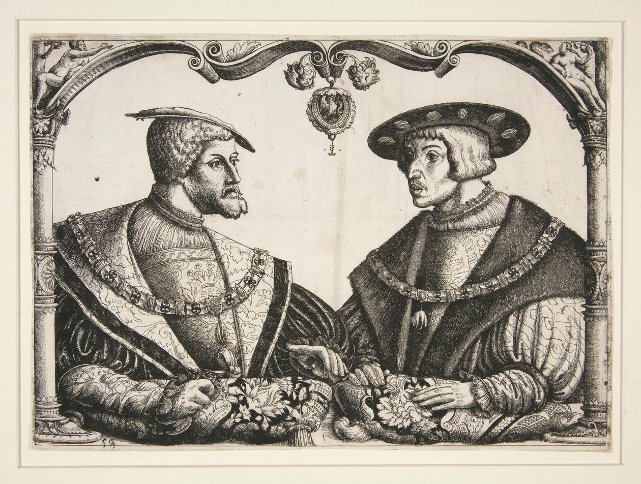 Keiserne Charles V og Ferdinand I av Christoph Bockstorffer