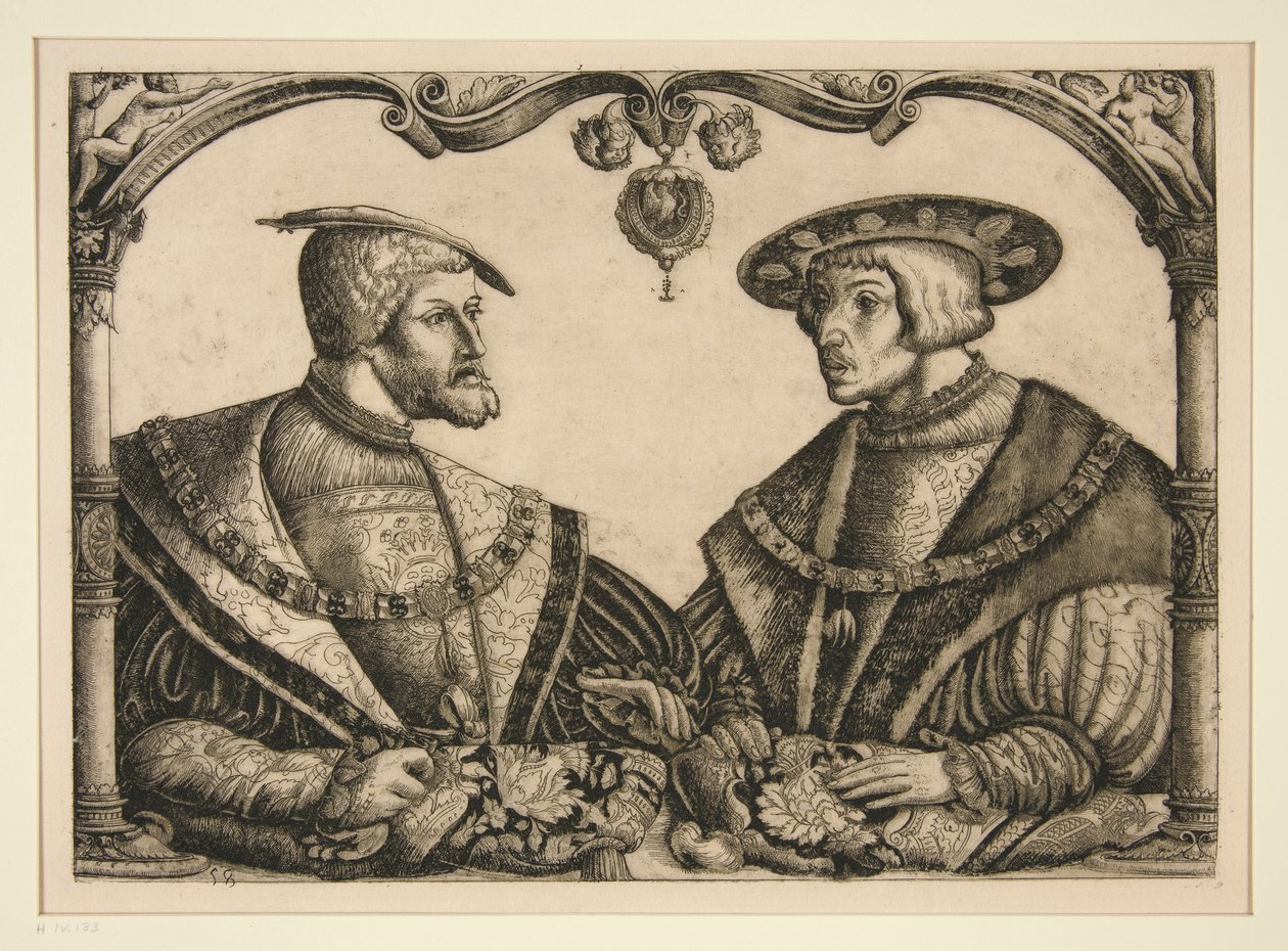 Keiserne Charles V og Ferdinand I av Christoph Bockstorffer