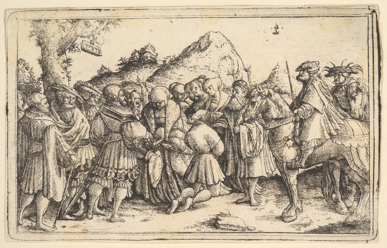Benådning av en kriminell, 1531. av Christoph Bockstorffer