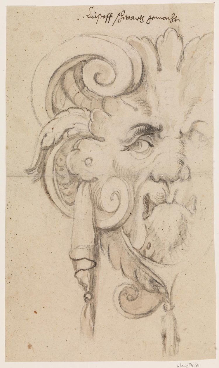 Ornamentert maske av Christoph Schwarz