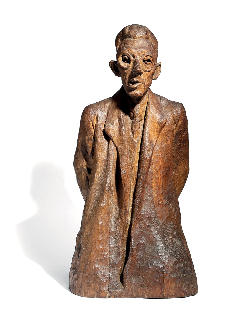 Portrett av kritikeren Arthur Binz, ca. 1926 (eik) av Christoph Voll