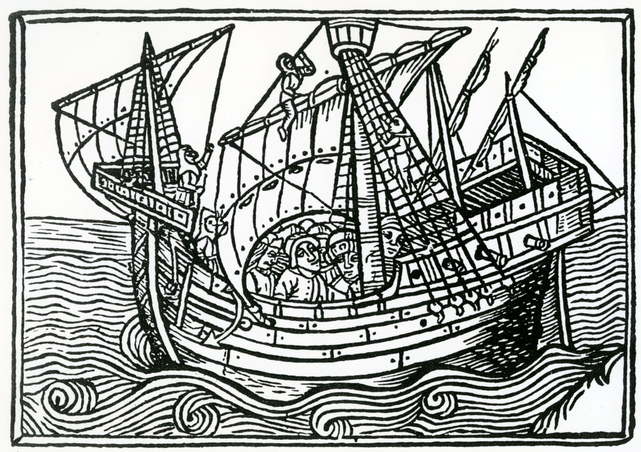 Et spansk skip, 1496 av Christopher Columbus
