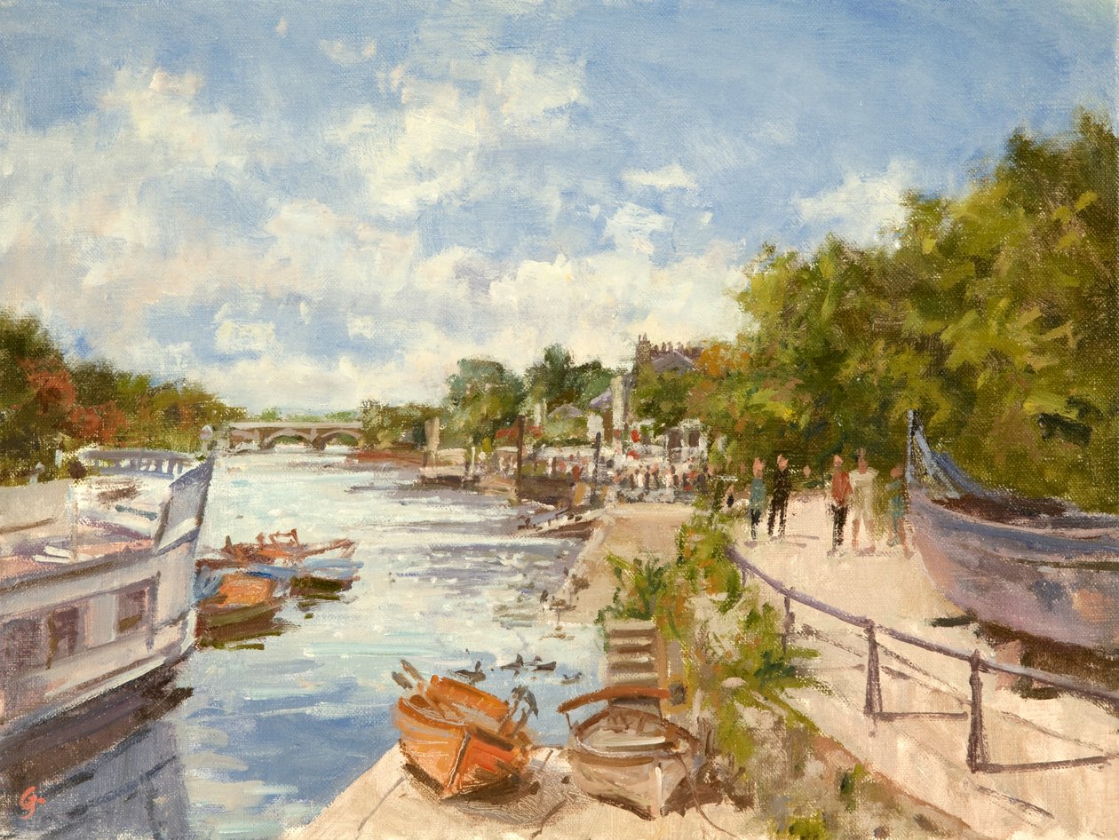 Themsen i Richmond, 2012 av Christopher Glanville