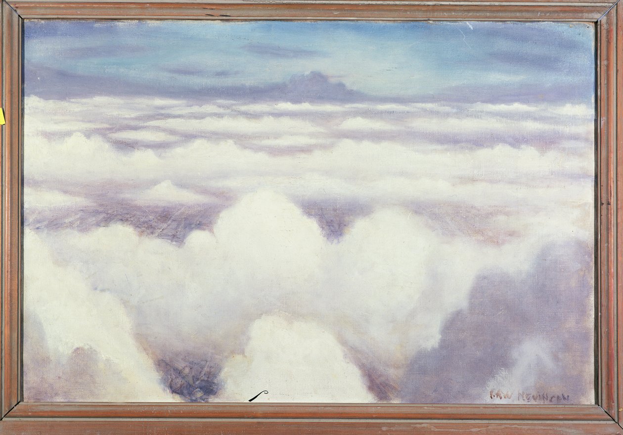 Luftfoto, sannsynligvis over Flandern av Christopher Richard Wynne Nevinson