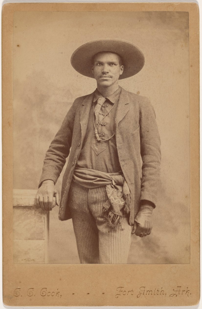 Portrett av en mann, ca. 1880 (foto) av Christopher C. Cook