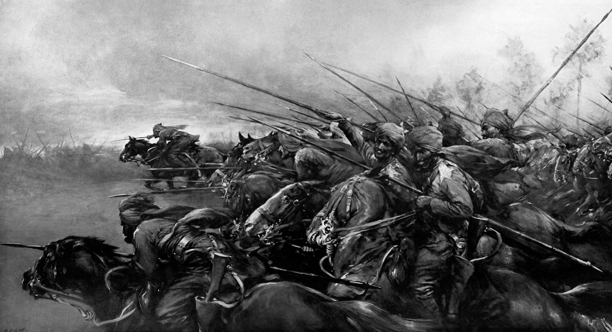 Bengal Lancers i aksjon av Christopher Clark