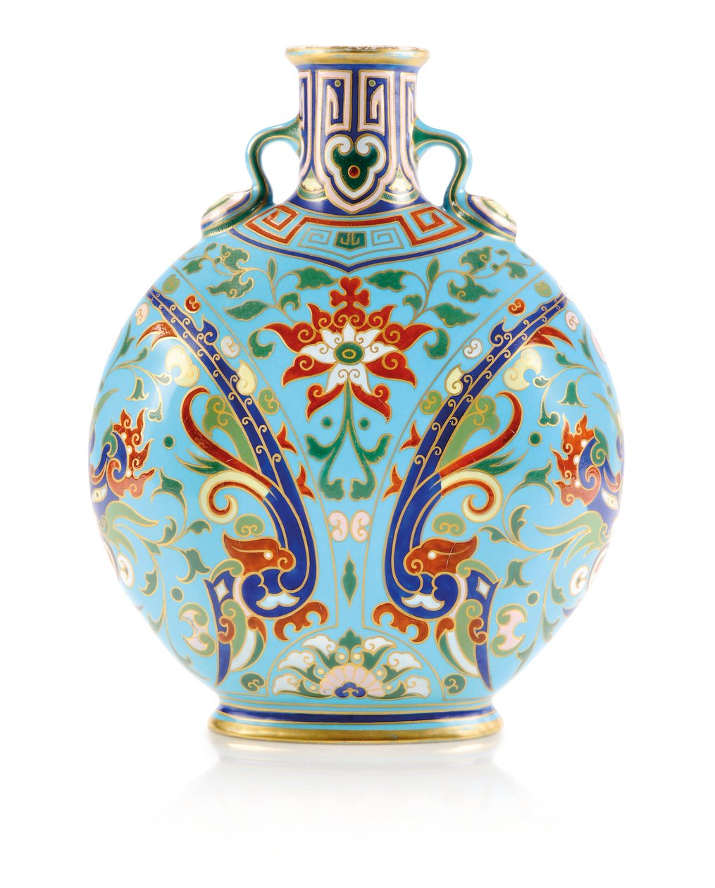 Minton cloisonne vase, 1867 av Christopher Dresser