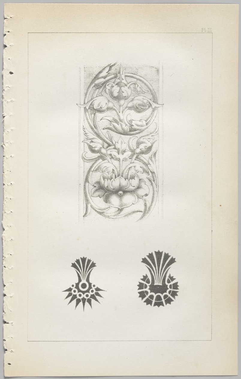 Kunsten å dekorativt design: med et vedlegg, som gir klokkeslett for blomstene åpne, utgitt av Day & Son, London, 1862 av Christopher Dresser