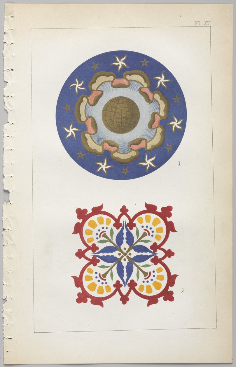 Kunsten å dekorativt design: med et vedlegg, som gir klokkeslett for blomstene åpne, utgitt av Day & Son, London, 1862 av Christopher Dresser