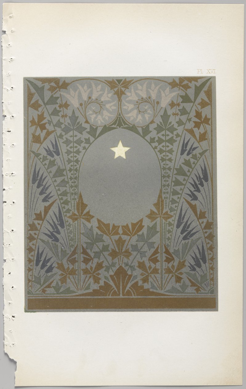 Kunsten å dekorativt design: med et vedlegg, som gir klokkeslett for blomstene åpne, utgitt av Day & Son, London, 1862 av Christopher Dresser