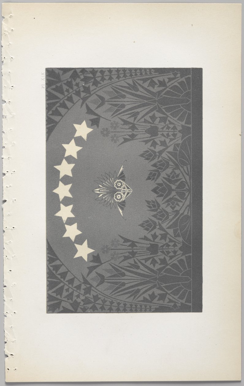 Kunsten å dekorativt design: med et vedlegg, som gir klokkeslett for blomstene åpne, utgitt av Day & Son, London, 1862 av Christopher Dresser