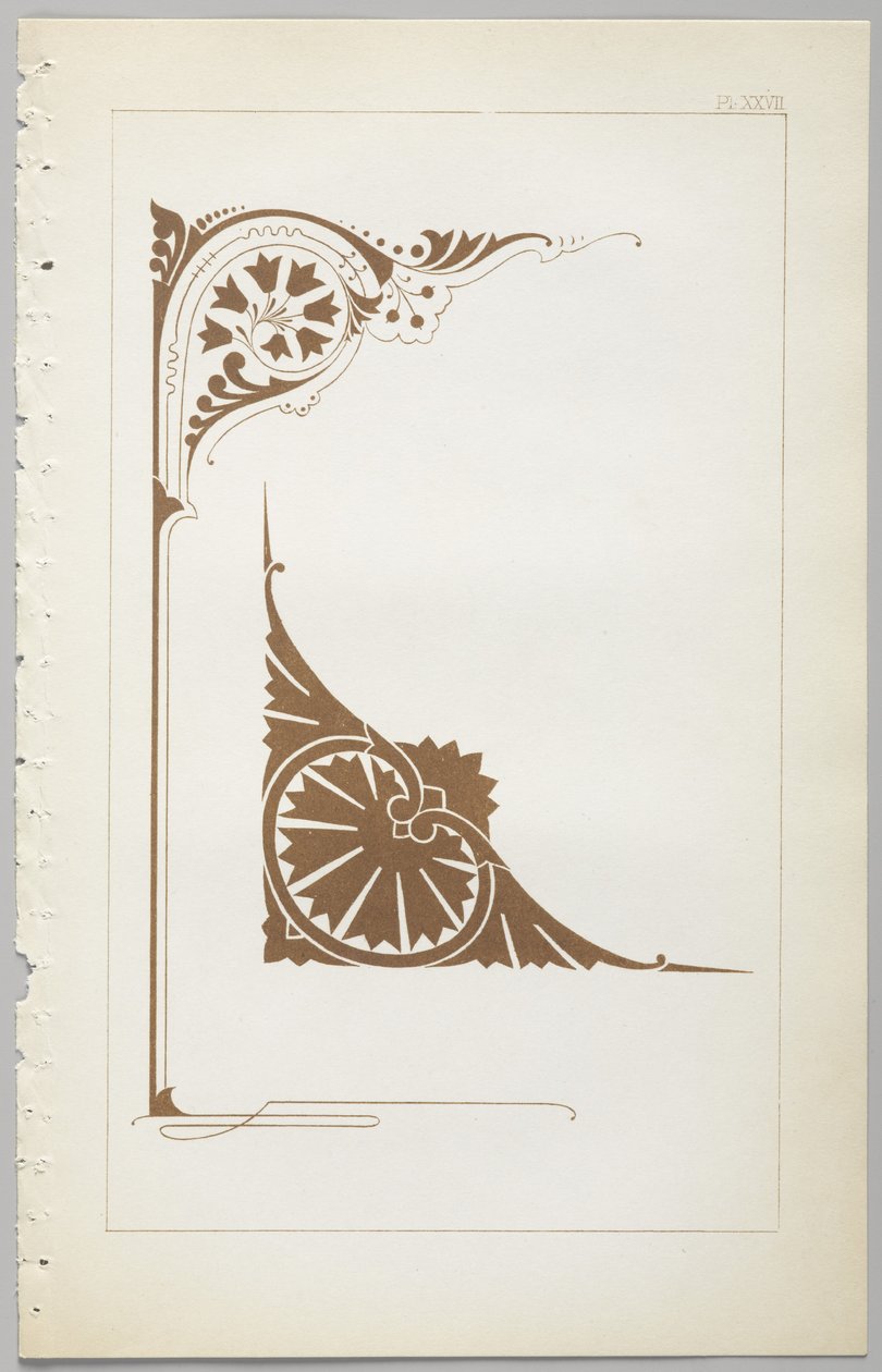 Kunsten å dekorativt design: med et vedlegg, som gir klokkeslett for blomstene åpne, utgitt av Day & Son, London, 1862 av Christopher Dresser