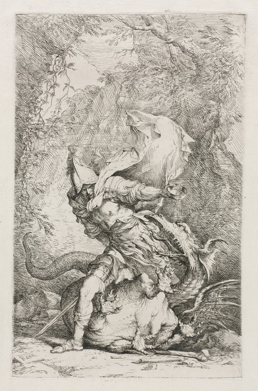Jason og dragen av Christopher Richard Wynne Nevinson