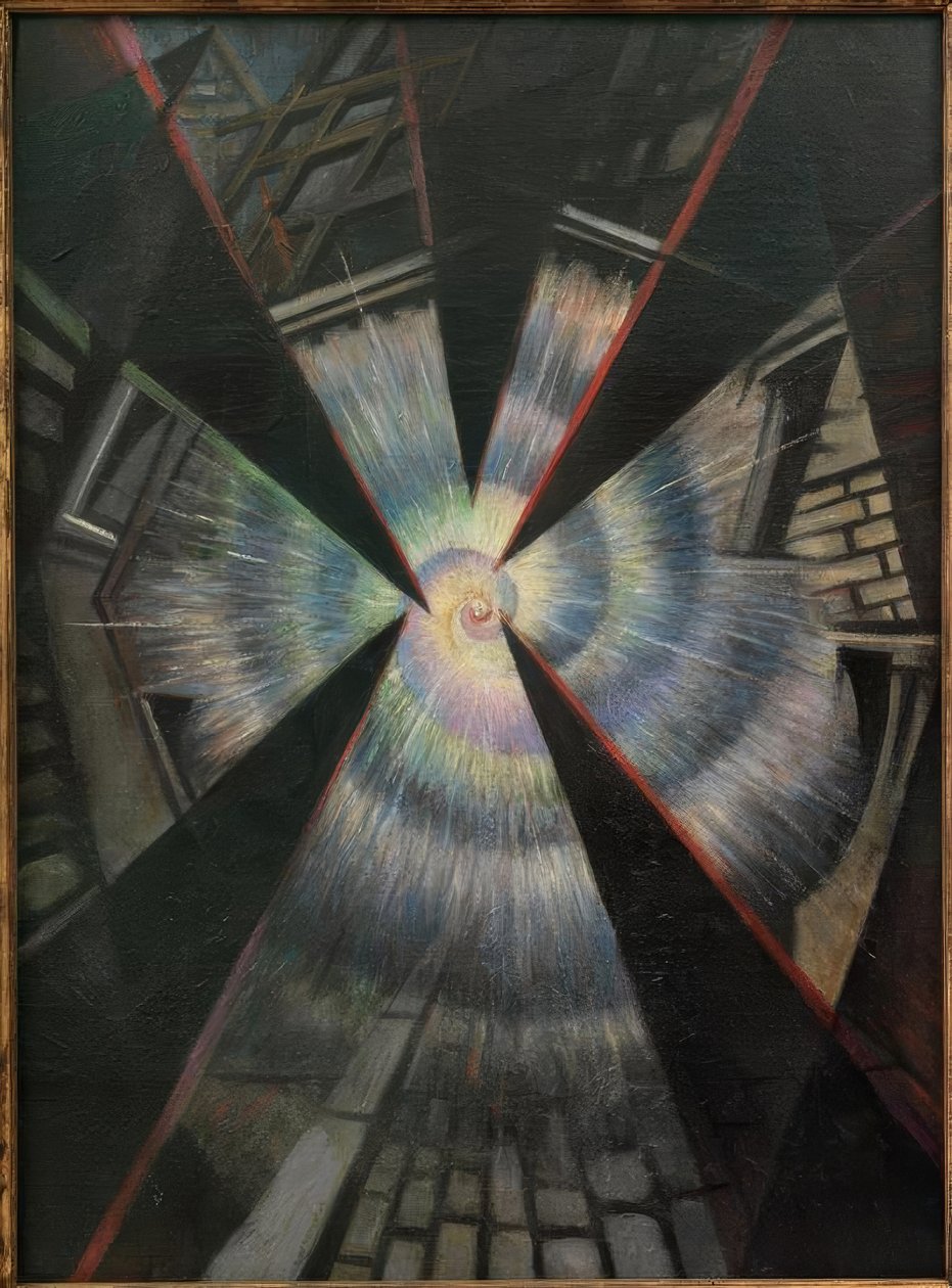 Et sprengende skall av Christopher Richard Wynne Nevinson