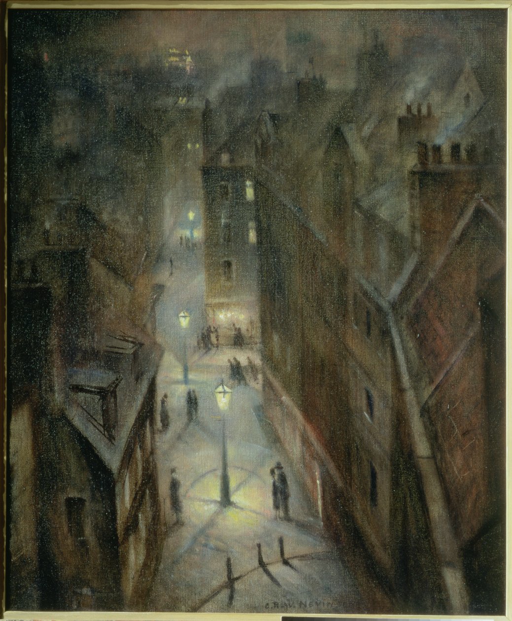 Soho Twilight, ca. 1924 av Christopher Richard Wynne Nevinson