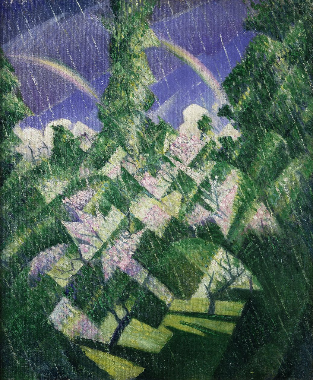 De fire årstidene: Våren, ca. 1919 av Christopher Richard Wynne Nevinson