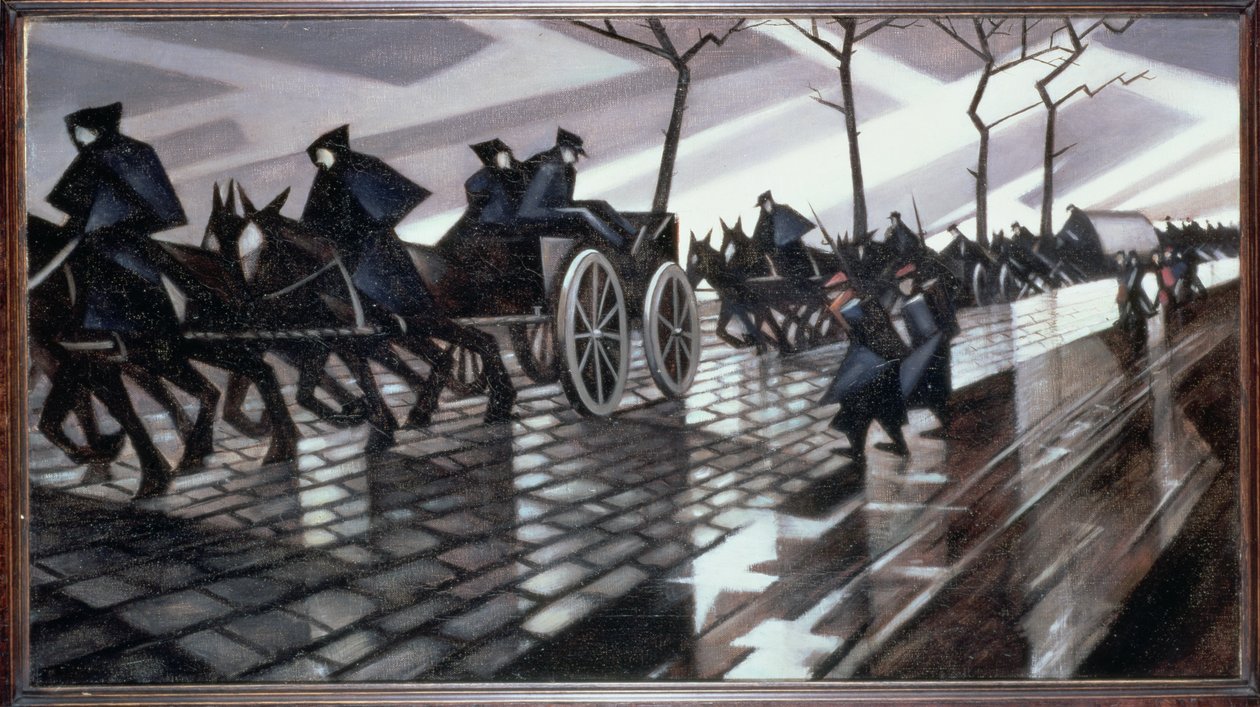 Veien til Ypres av Christopher Richard Wynne Nevinson