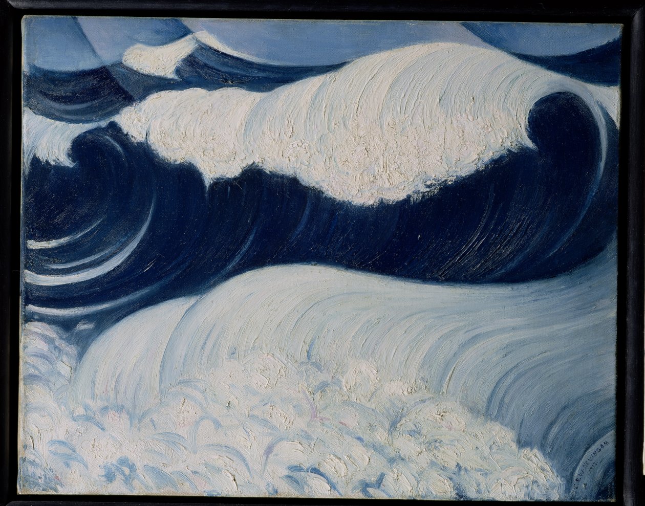 Bølgen, 1917 av Christopher Richard Wynne Nevinson