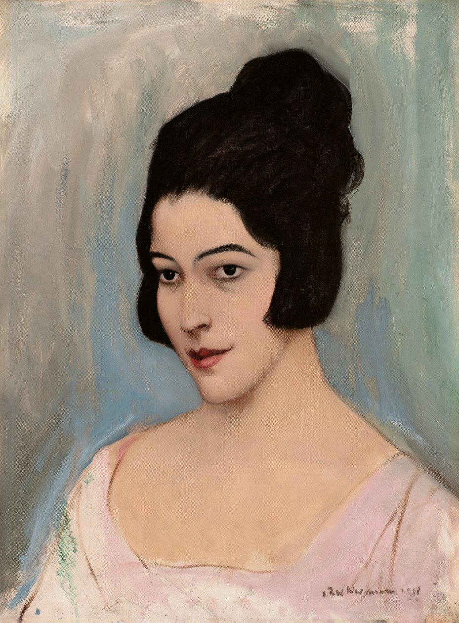 Wanda (olje på lerret) av Christopher Richard Wynne Nevinson
