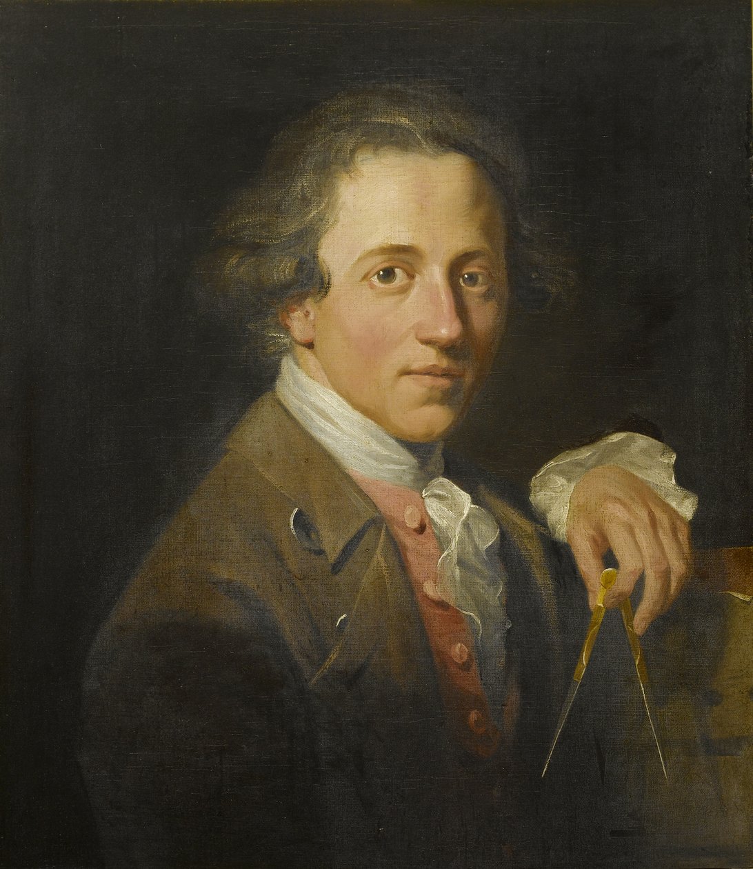 Portrett av en ung kunstner (John Soane), 1776 av Christopher William Hunneman