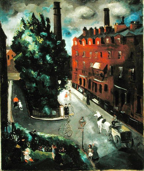 Et Chelsea Square av Christopher Wood