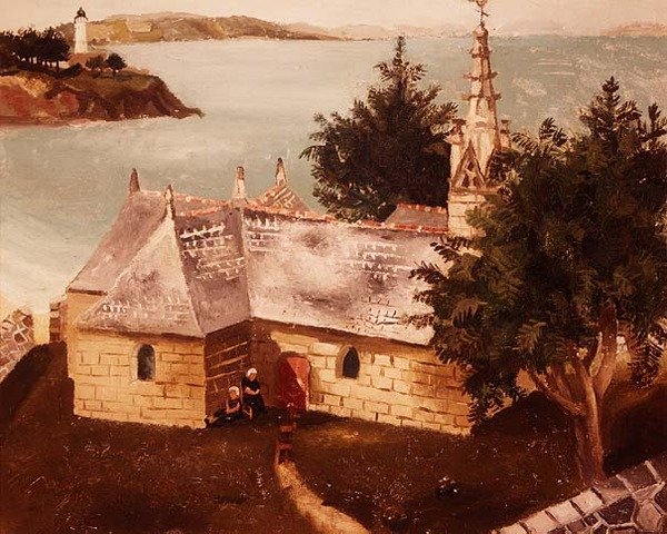 Kirke ved La Tremouille, Trebout av Christopher Wood