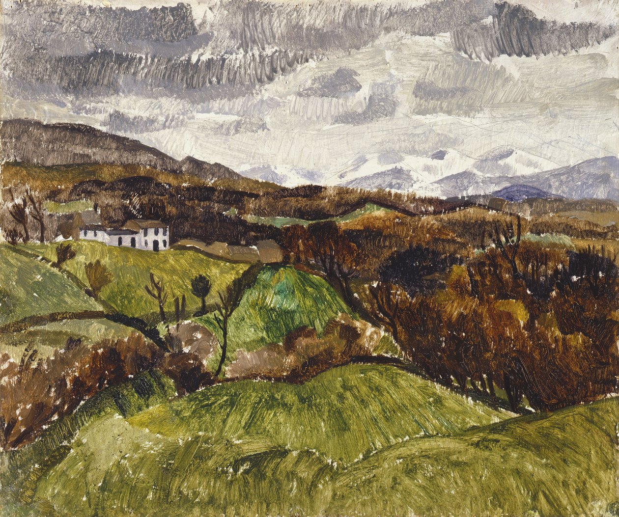 Cumberland landskap av Christopher Wood