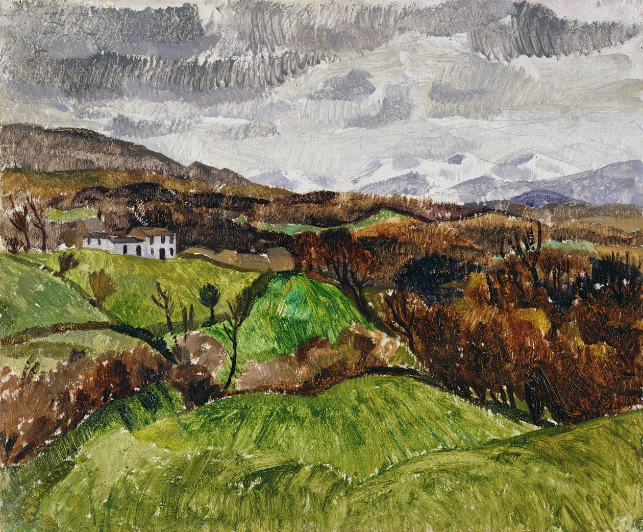 Cumberland landskap av Christopher Wood