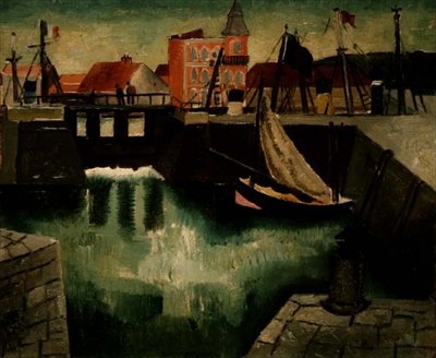 Havn, Dieppe av Christopher Wood