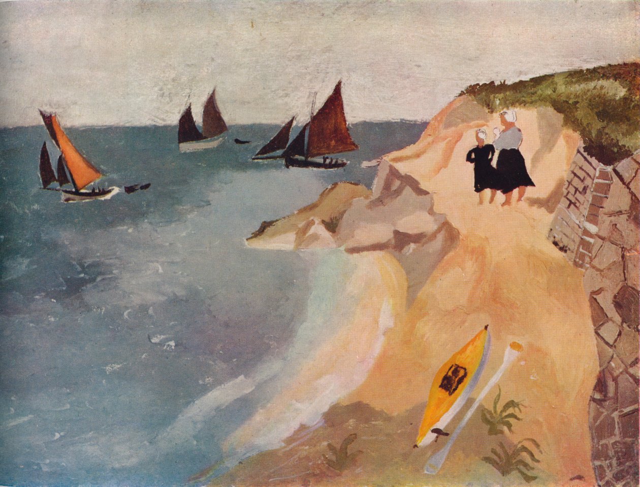 Seascape, Treboul, c1929, 1938 av Christopher Wood