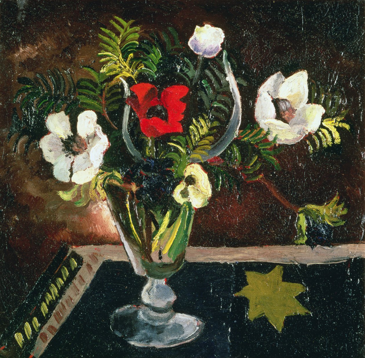 Stilleben av blomster av Christopher Wood