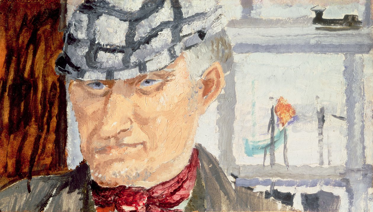 The Fisherman, 1928 (olje på papp) av Christopher Wood