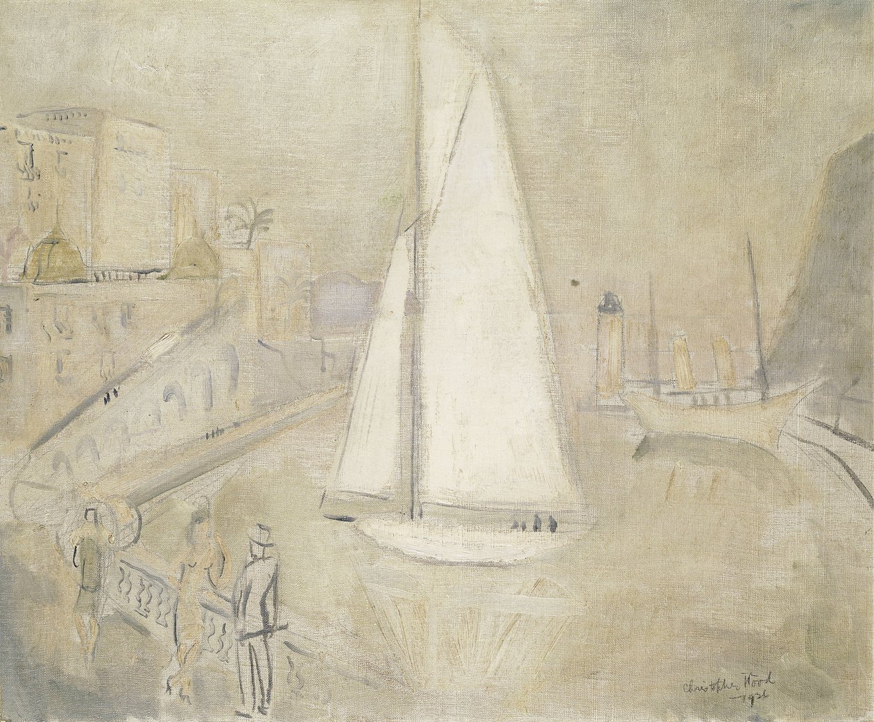 Den hvite yachten i Monte Carlo av Christopher Wood