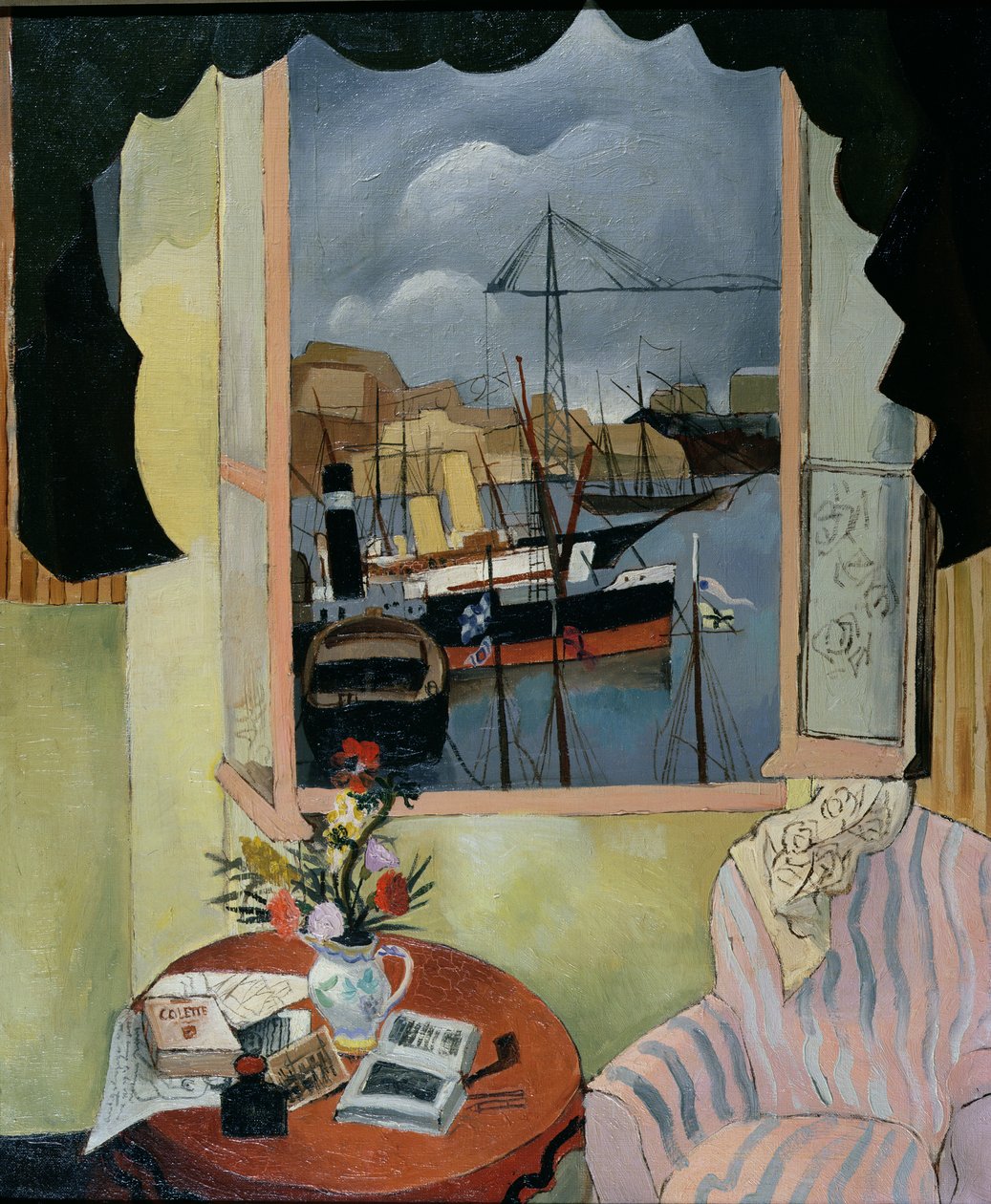 Vindu i Marseille, 1927 av Christopher Wood