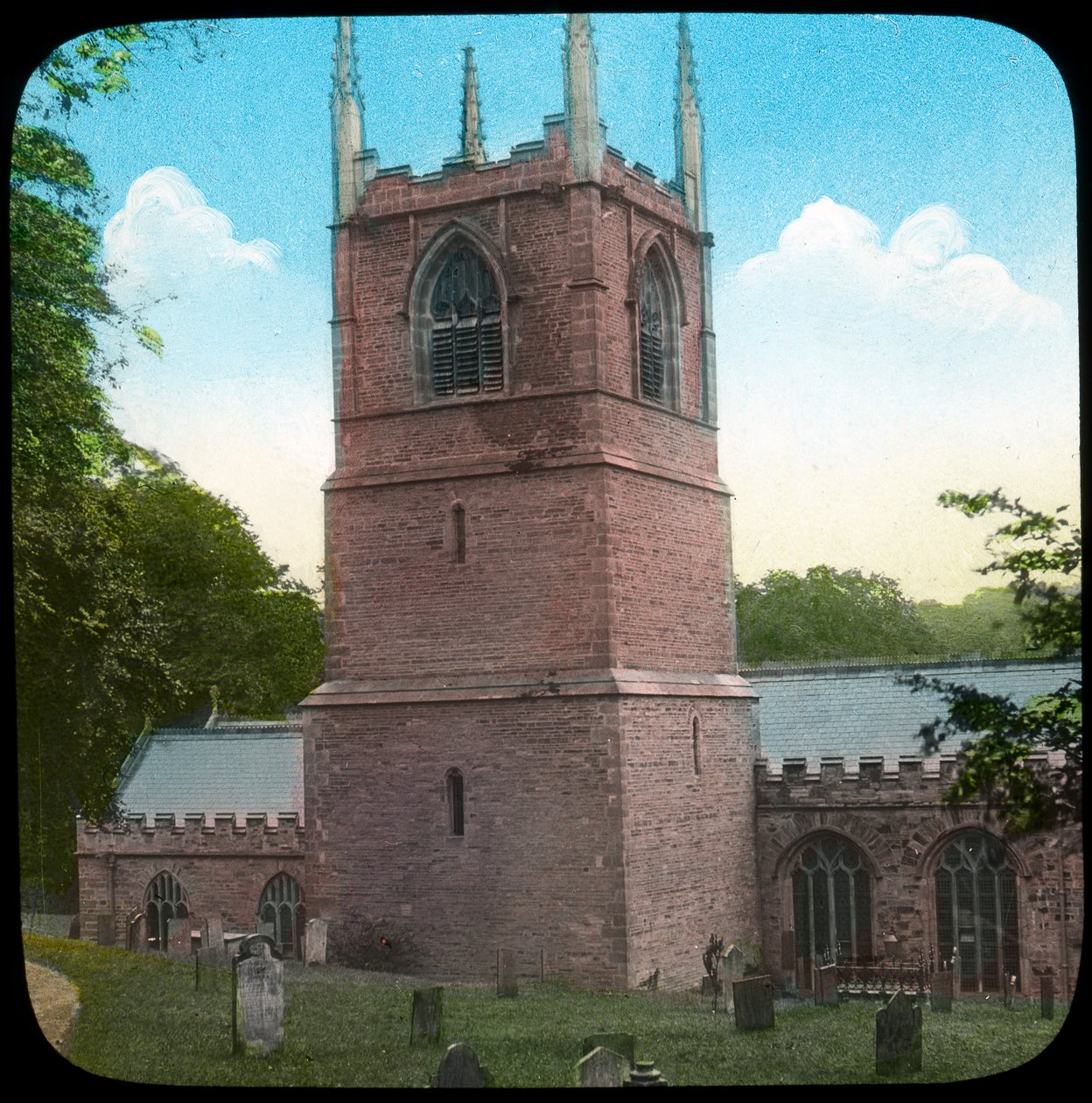 Bodmin Church, Cornwall, slutten av 1800- eller begynnelsen av 1900-tallet av Church Army Lantern Department