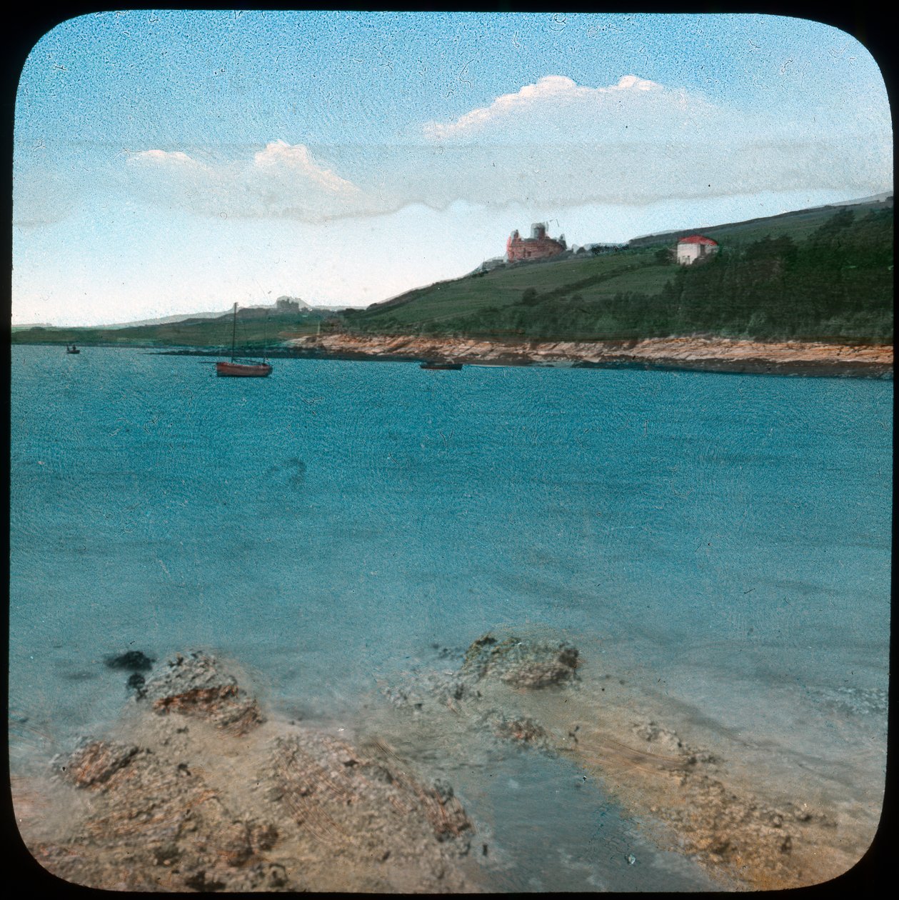 St Mawes Castle, Cornwall, slutten av 1800- eller begynnelsen av 1900-tallet av Church Army Lantern Department