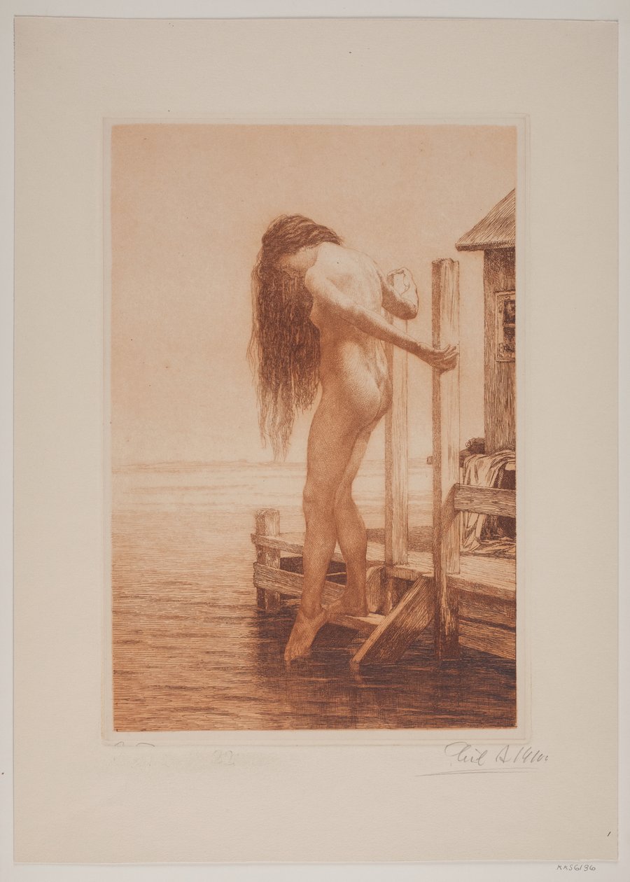 Badende dame av Cilius Johannes Konrad Andersen