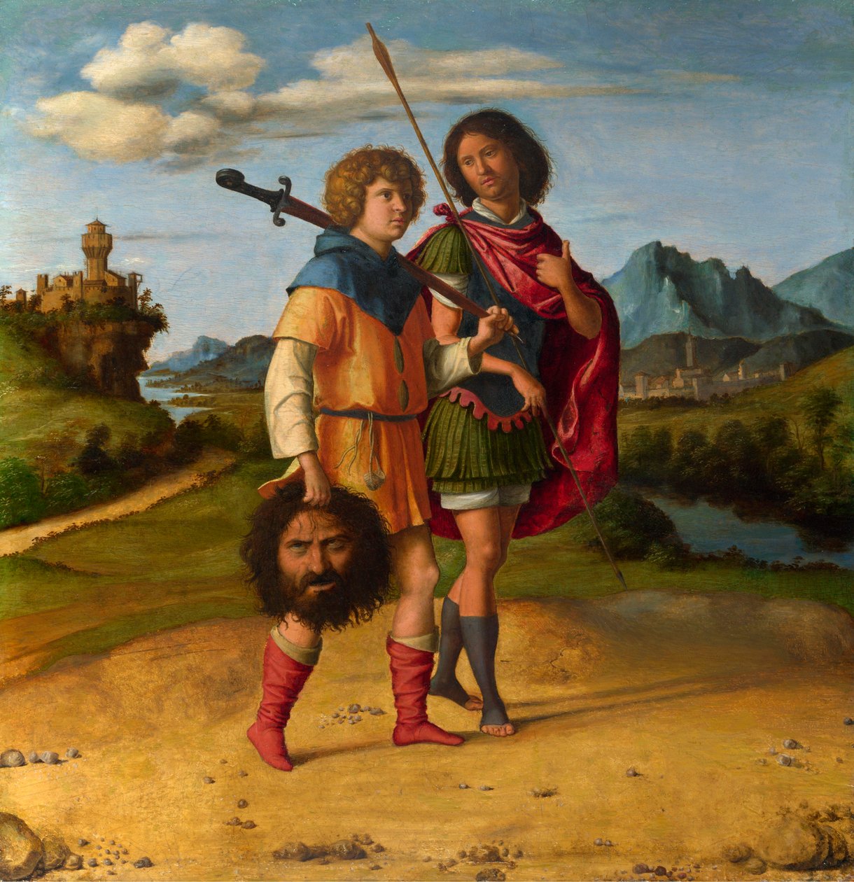 David og Jonathan av Cima da Conegliano