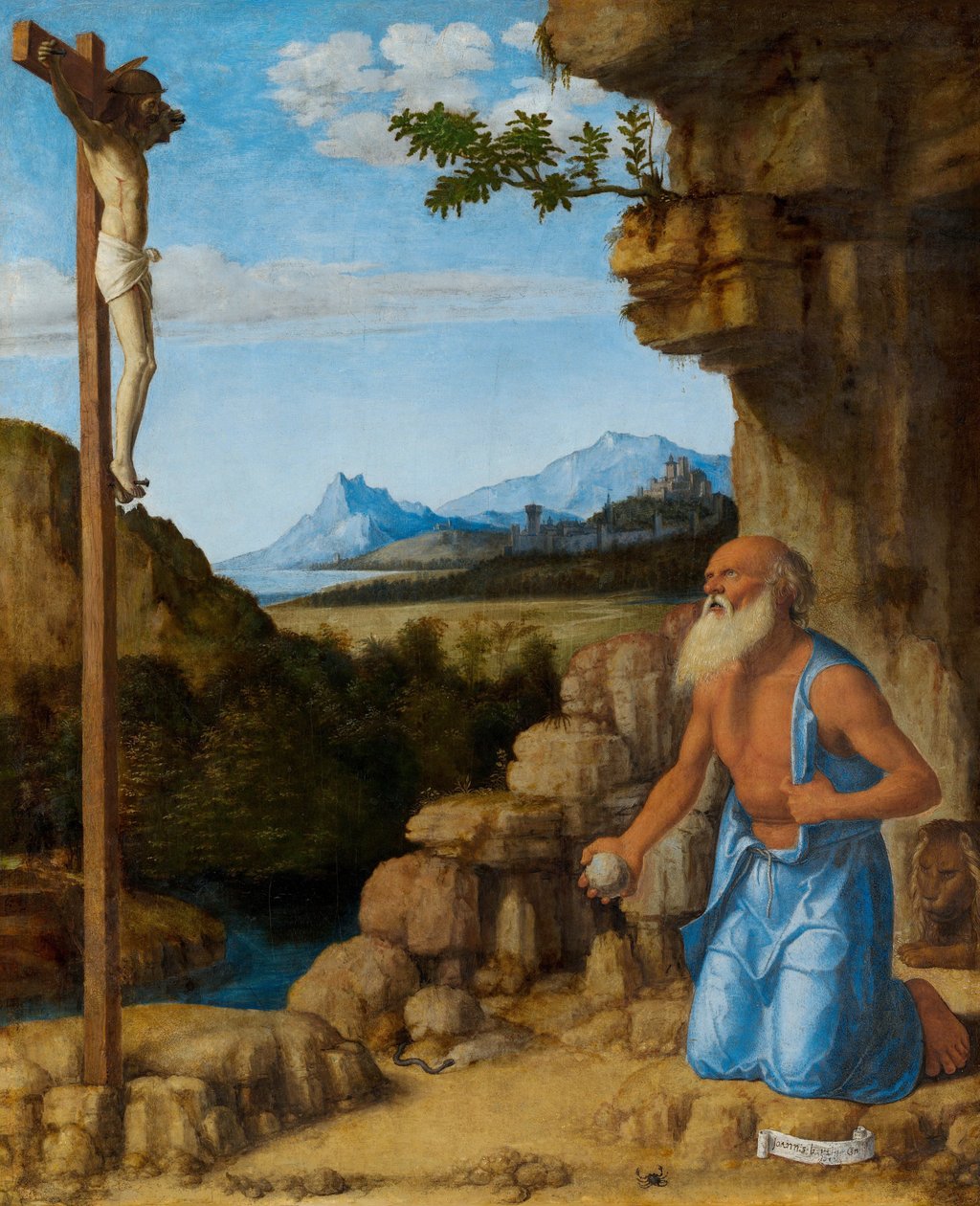 St Jerome i Wilderness Cima da Conegliano av Cima da Conegliano