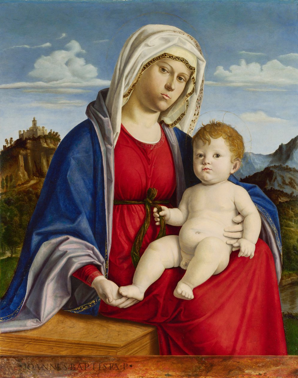 Jomfruen og barnet av Cima da Conegliano