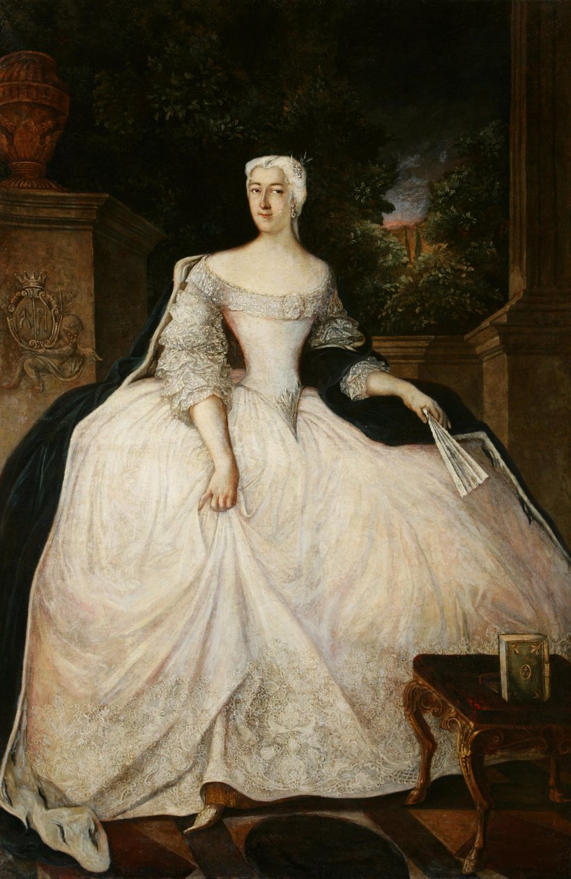 Portrett av Teofila Działyńska (1714–1790) av Circle of Antoine Pesne