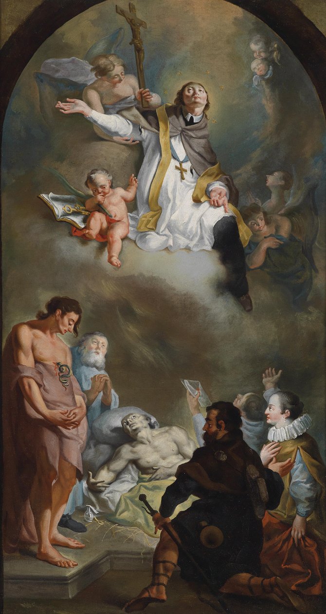 St. John Nepomuk som talsmann for fattige og syke av Franz Anton Maulbertsch