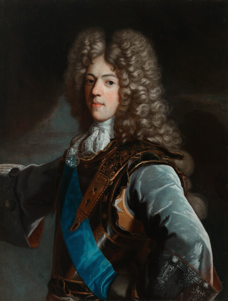 Portrett av Konstanty Władysław Sobieski (1680-1726) av Circle of Hyacinthe Rigaud