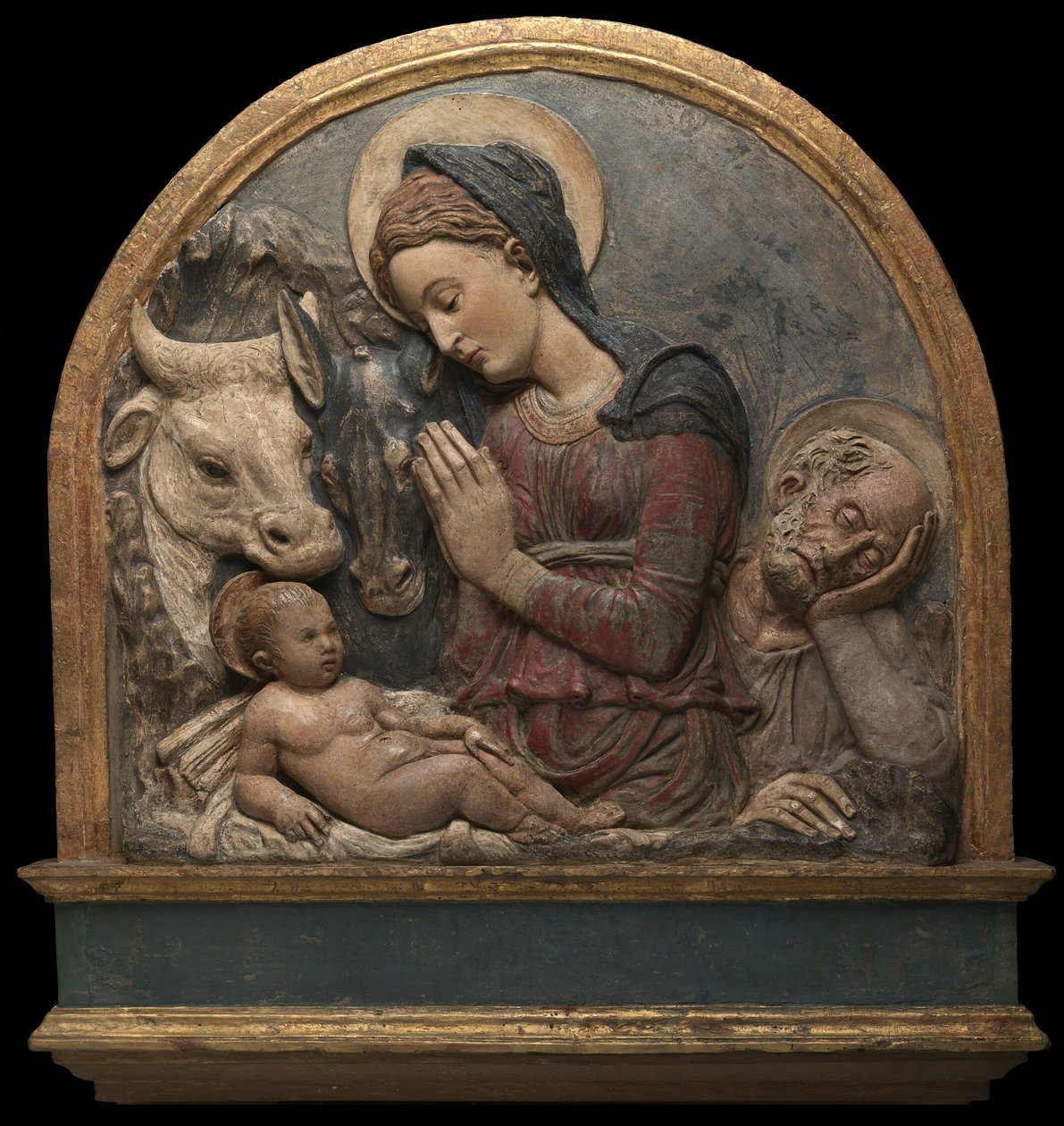 Jesu fødsel av Circle of Donatello