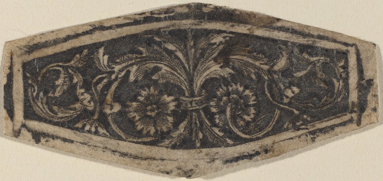 Ornament i sekskantet form av Circle of Francesco Francia