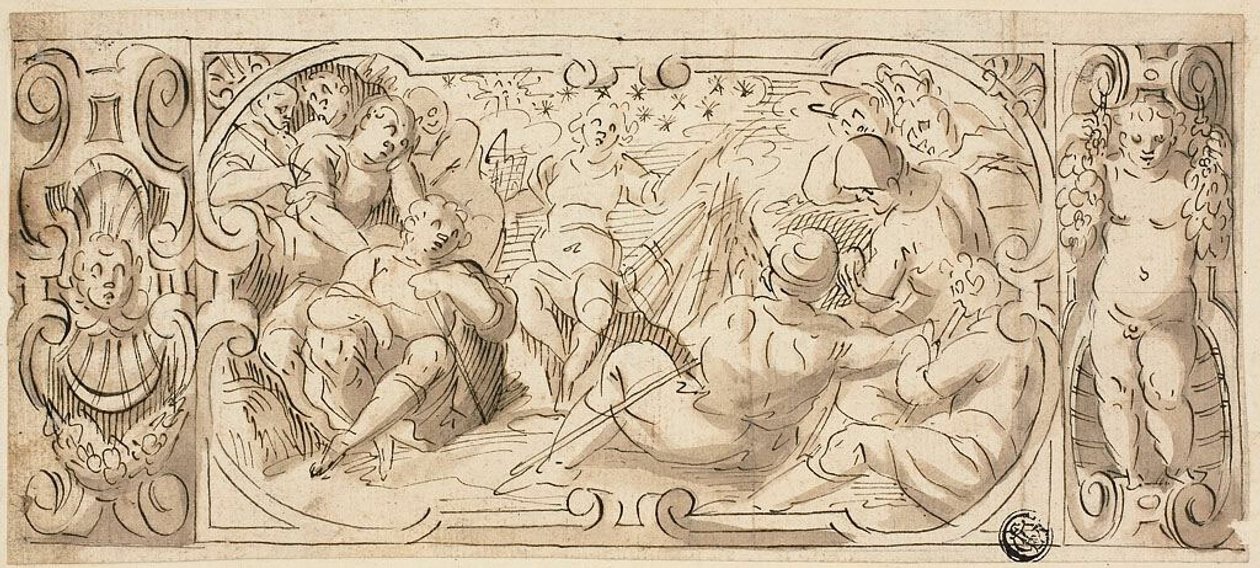  av Circle of Giovanni Battista Castello