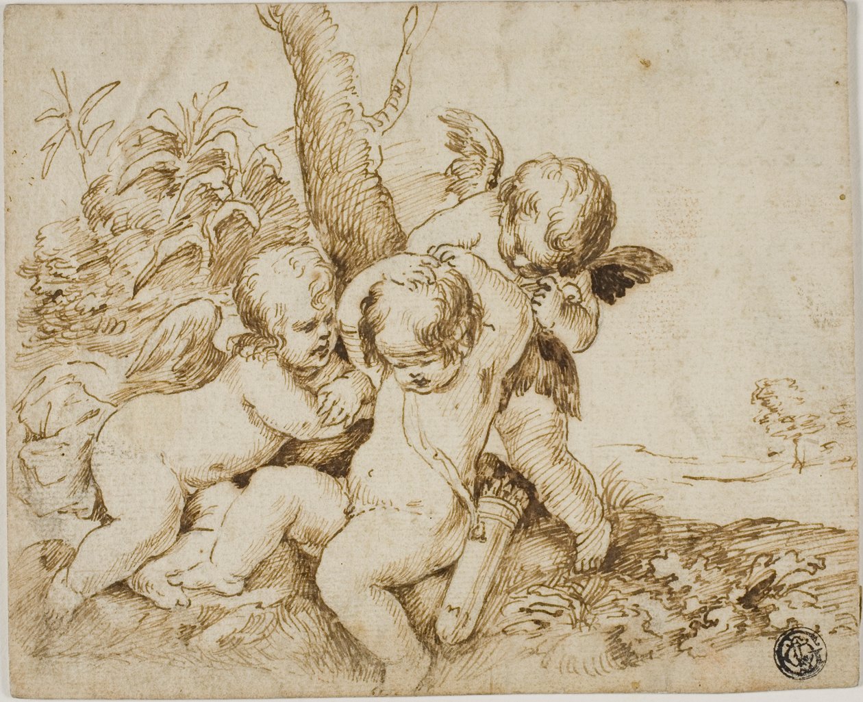  av Circle of Guido Reni