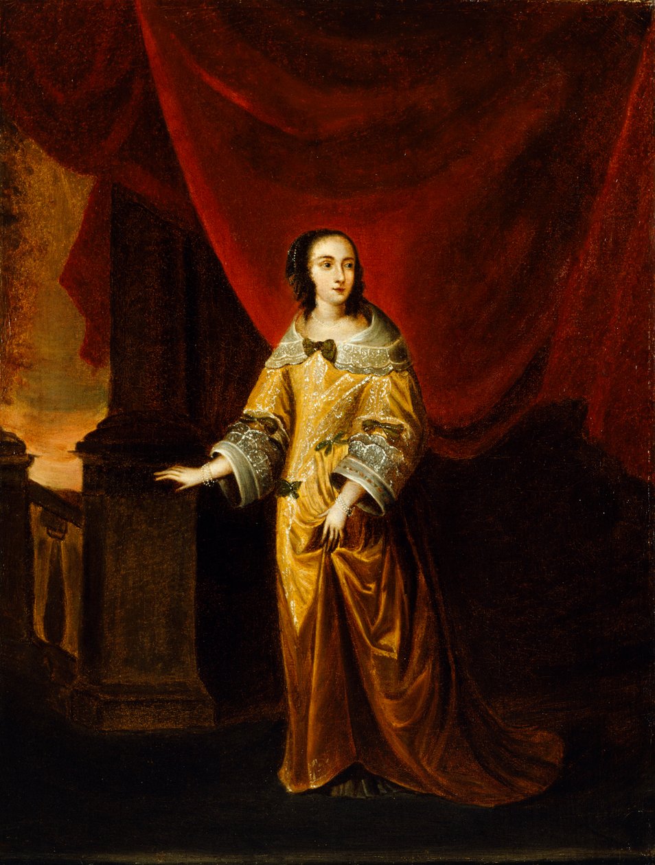 Portrett av en dame, 1600-tallet av Circle of Hieronymus Janssens